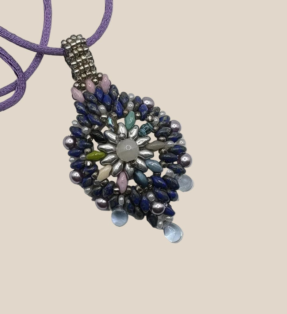 Boho blau - Halskette